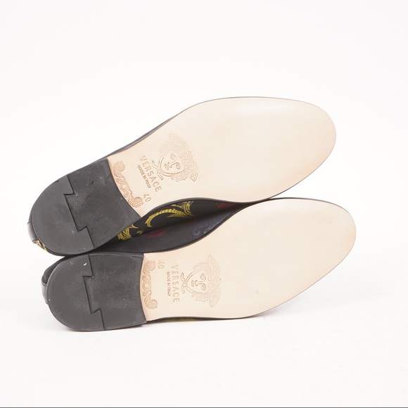 NIB Versace Pantofola Tessuto  Multicolor Size 40 - Picture 6 of 12